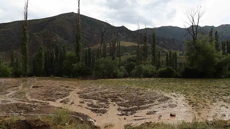 Erzurum Oltu'da sel felaketi