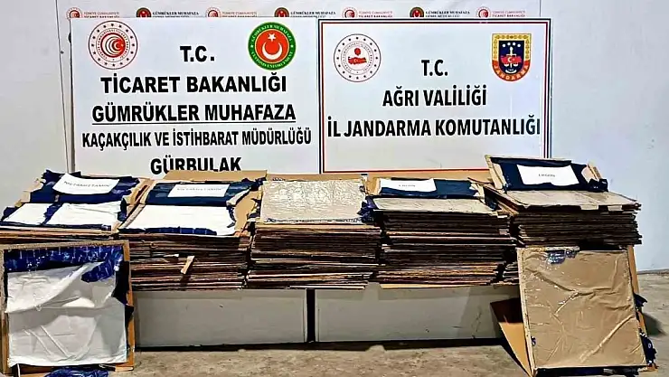 Ağrı'da yüklü miktarda uyuşturucu ele geçirildi