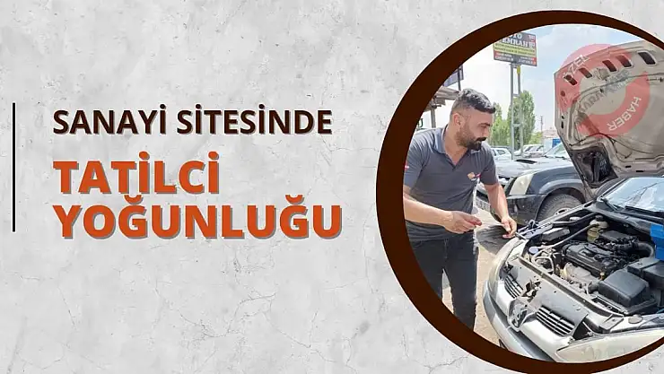 Ağrı Sanayisinde Tatilci Yoğunluğu