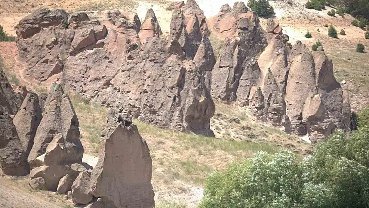 Kars'ın peri bacaları turizme kazandırılmayı bekliyor