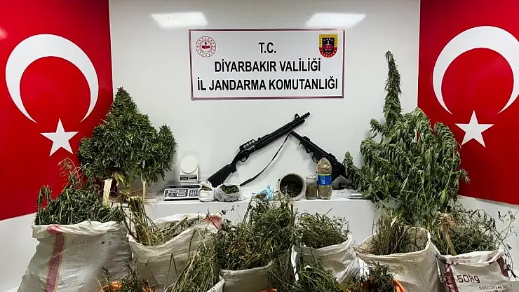 Diyarbakır'da uyuşturucu operasyonları