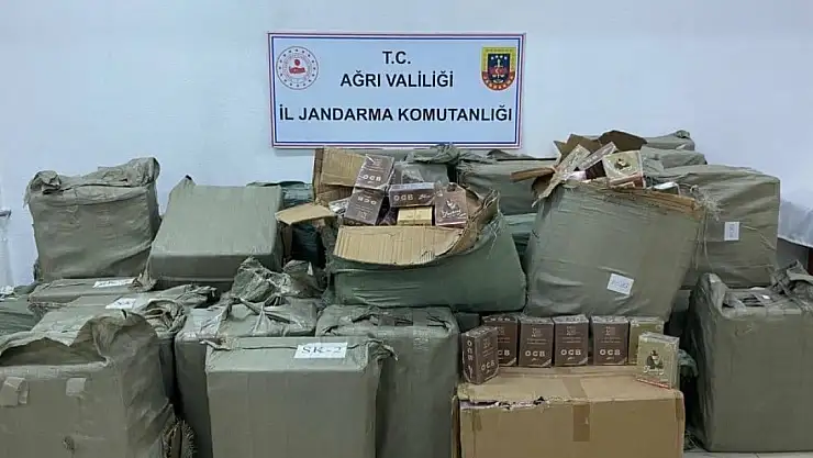 Ağrı'da 1 milyon 600 bin liralık kaçak mal ve uyuşturucu ele geçirildi