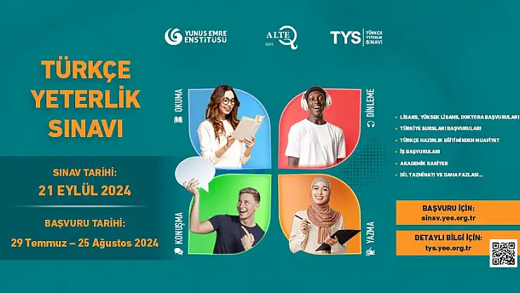 Türkçe Yeterlik Sınavı (TYS) başvuruları başladı