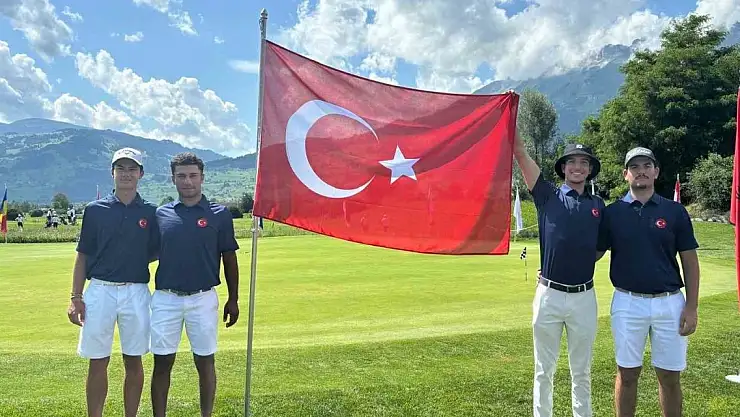 Milli golfçüler Avrupa'da şampiyon oldu