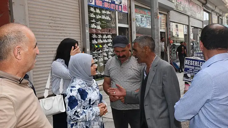 Doğubayazıt'ta Başkanlar Esnaf Ziyaretine Çıktı