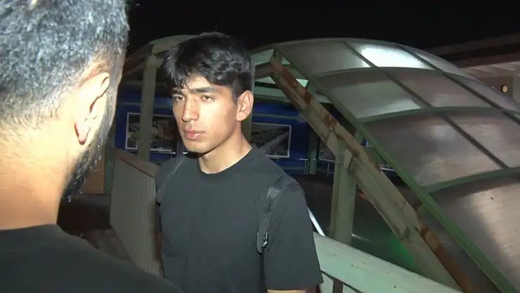 Otobüs kazasından kıl payı kurtuldu