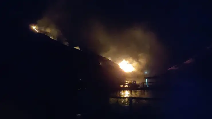 Elazığ'da dağlık ve otluk arazide çıkan yangın kontrol altına alındı