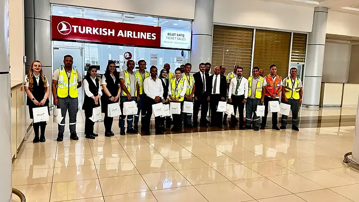 THY Ağrı Ofisi'nden HAVAŞ Personeline teşekkür