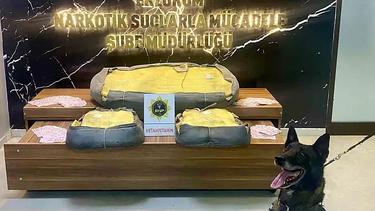 Erzurum'da 12 kilo uyuşturucu ele geçirildi