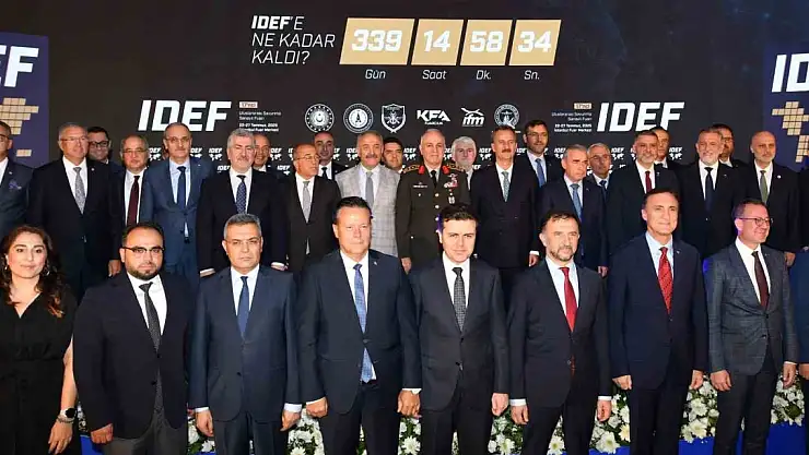 IDEF 2025 Tanıtım Programı İstanbul Fuar Merkezi'nde düzenlendi
