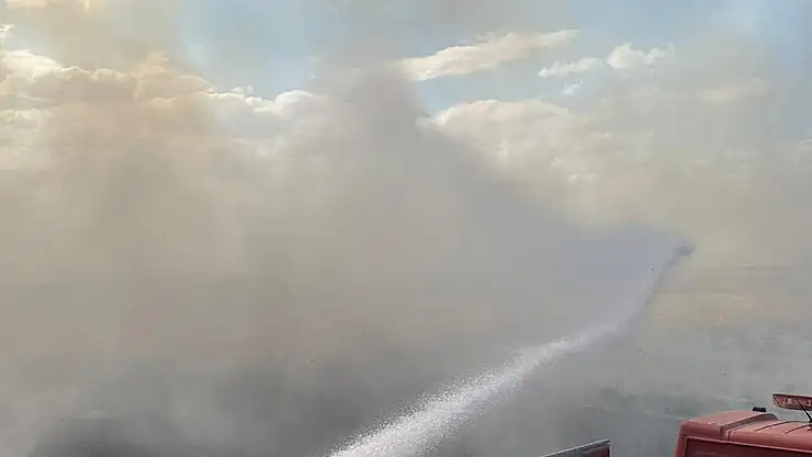 Bezirhane Köyü'nde Yangın Paniği