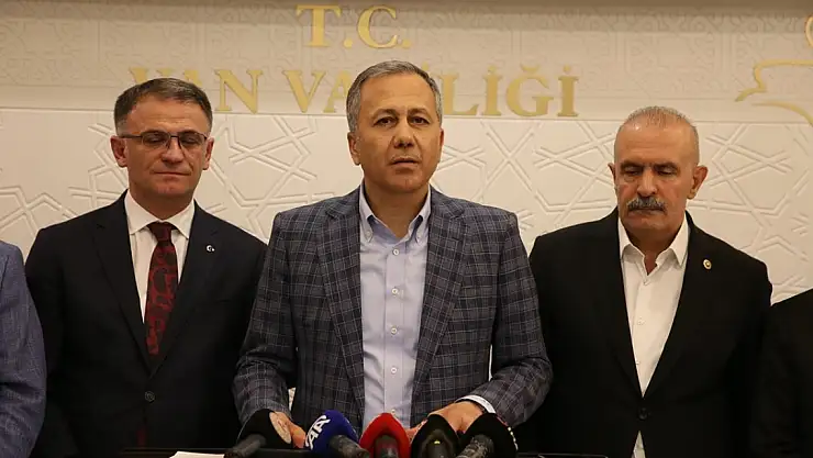 İçişleri Bakanı Yerlikaya Van'da