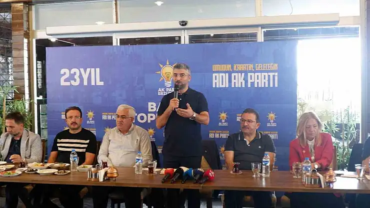 Erzurum'da Ak Parti basınla buluştu