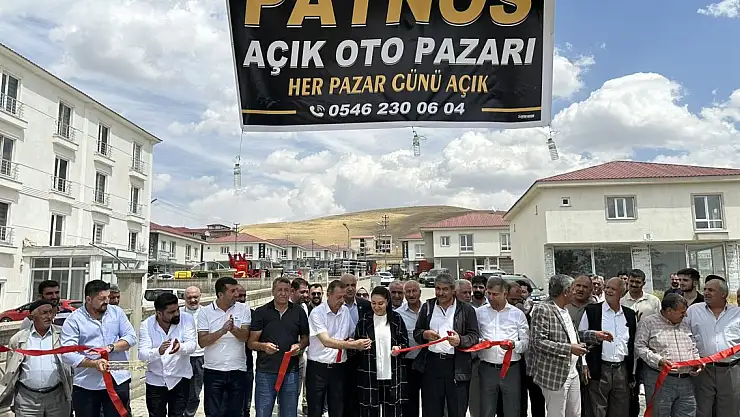 Patnos Galericiler Sitesi Açık Oto Pazarının açılışı Gerçekleşti