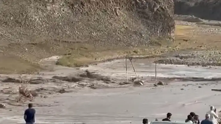 Diyadin'de Aşırı Yağış Sele Neden Oldu