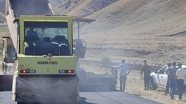 Çat Kösedağ Grup Köy yolu asfaltlandı
