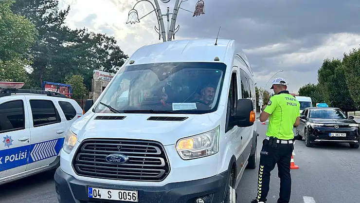 Ağrı'da Okul Servislerine Sıkı Denetim