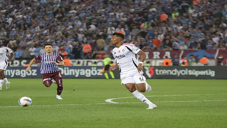 Trabzonspor- Beşiktaş karşılaşmasında ilk yarı berabere bitti