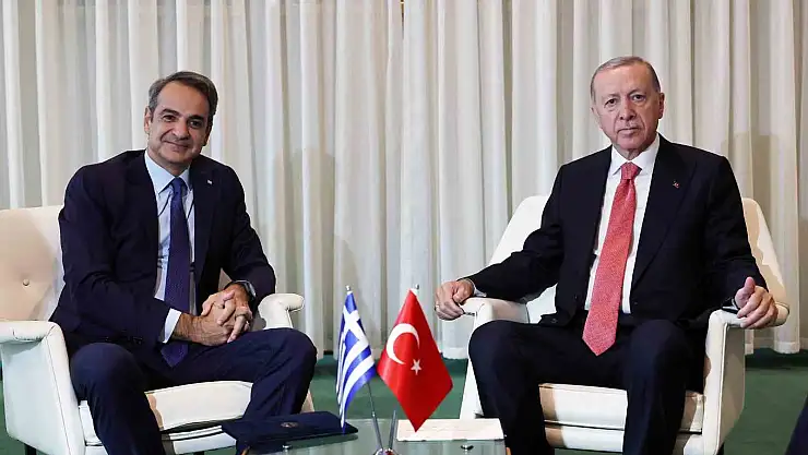 Cumhurbaşkanı Erdoğan ile Yunanistan Başbakanı Miçotakis Bir Araya Geldi