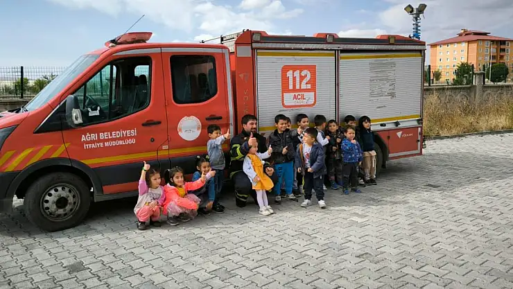 Anaokulu Öğrencilerine Yangın Eğitimi