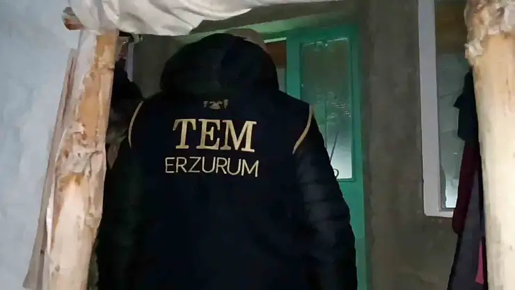 Erzurum'da terör operasyonu: 25 gözaltı