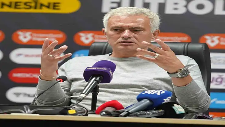 Fenerbahçe Teknik Direktörü Jose Mourinho Maçın Ardından Açıklama Yaptı