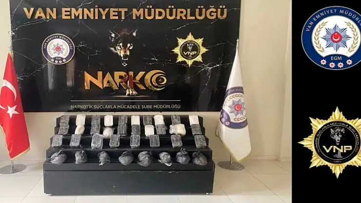 Van'da 26 kilo 800 Gram Uyuşturucu Yakalandı