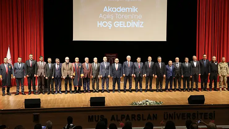 Muş Alparslan Üniversitesi Akademik Yılı Açılış Töreni gerçekleştirildi