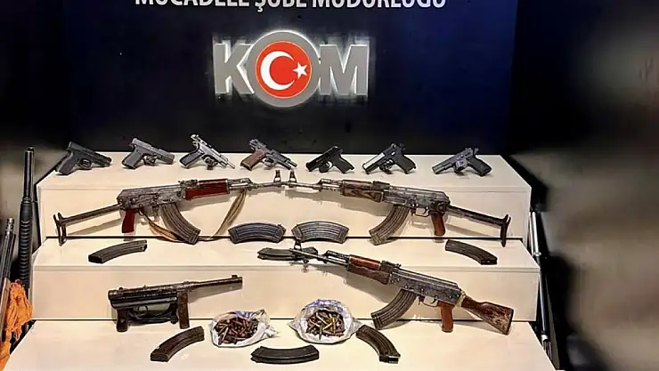 Van merkezli yasa dışı silah ticareti operasyonu: 34 gözaltı
