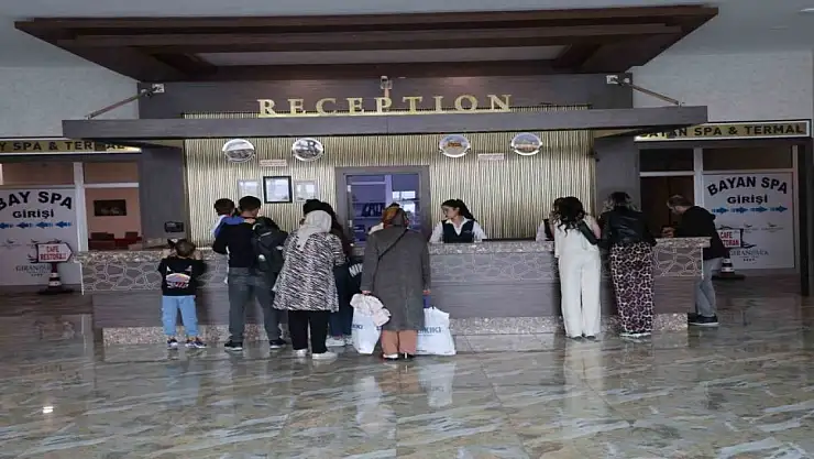 Diyarbakır'da termal otelde hafta sonu trafiği
