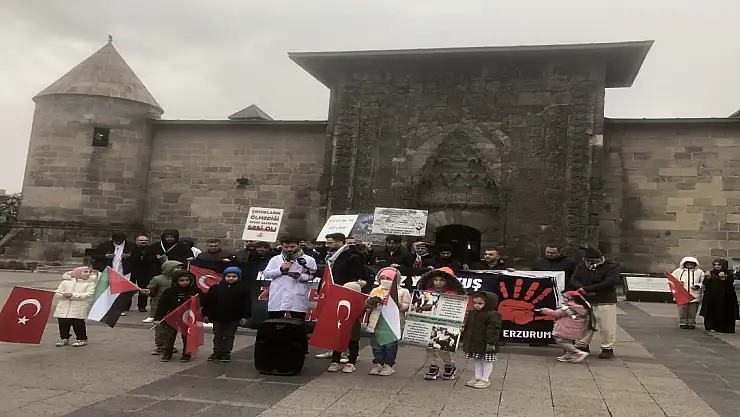 Erzurum Sağlık Çalışanları Gazze İçin Sessiz Yürüyüşlerini Sürdürüyor
