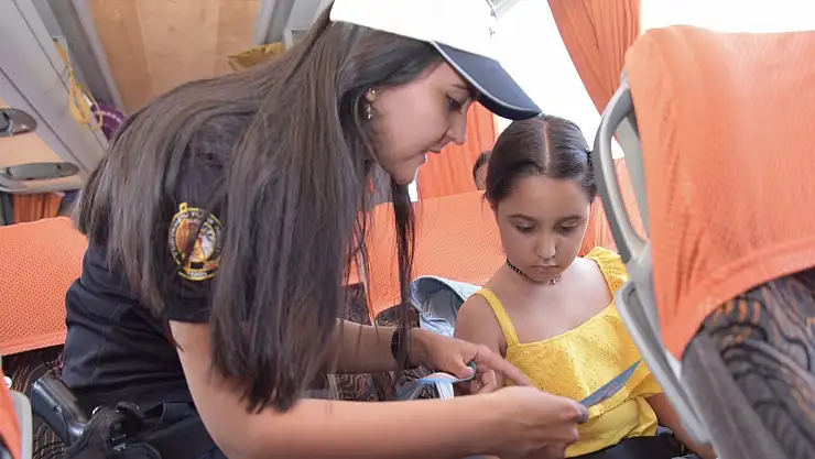 Vali Elban, droneli yol denetimine katıldı