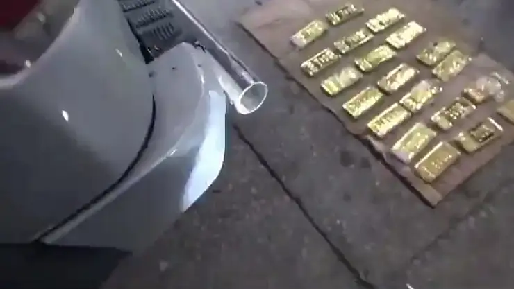 Van'da kaçak 20 kilo külçe altın ele geçirildi