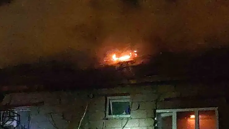 Van Tuşba'da ev yangını