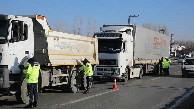 Van'da zorunlu kış lastiği denetimi
