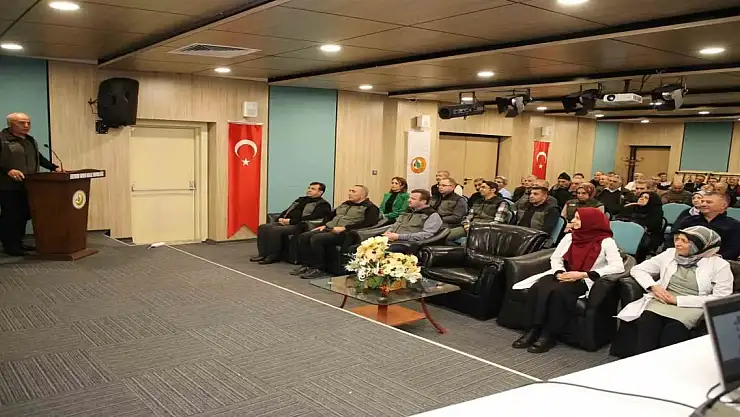Erzurum'da Orman Bölge Müdürlüğü Personeline Kanser Farkındalık Eğitimi