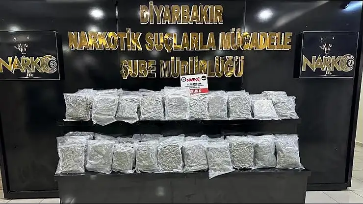 Diyarbakır'da Kasım ayında uyuşturucudan 52 kişi tutuklandı