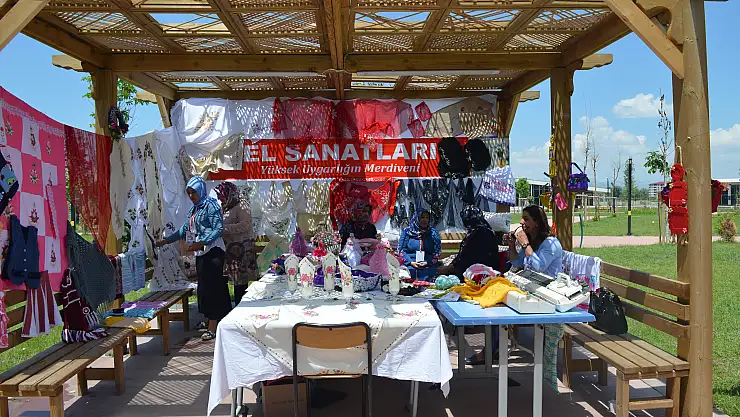 Ağrı'da el emeği göz nuru çalışmalar