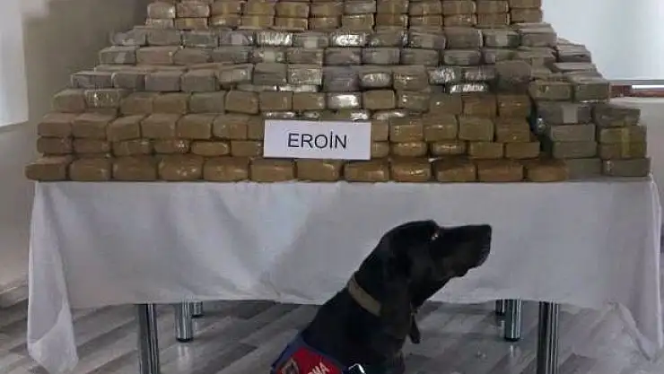 Ağrı'da 585 Kilogram Eroin Ele Geçirildi