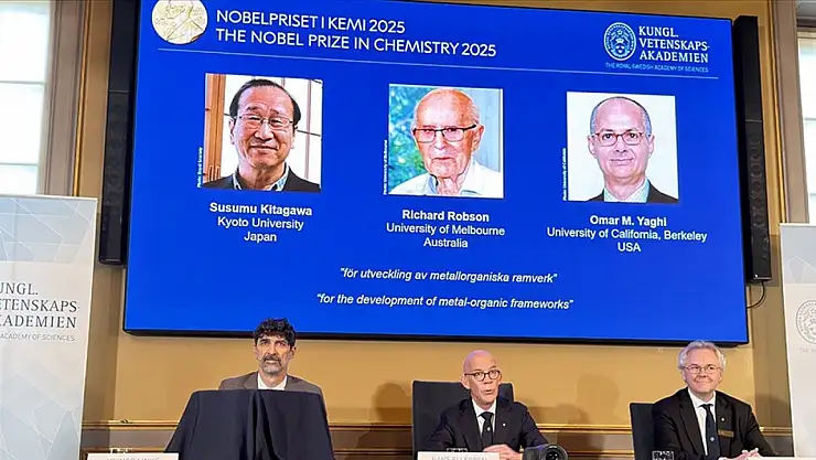 2025'in kimya nobeli üç kıtadan üç bilim insanına gitti