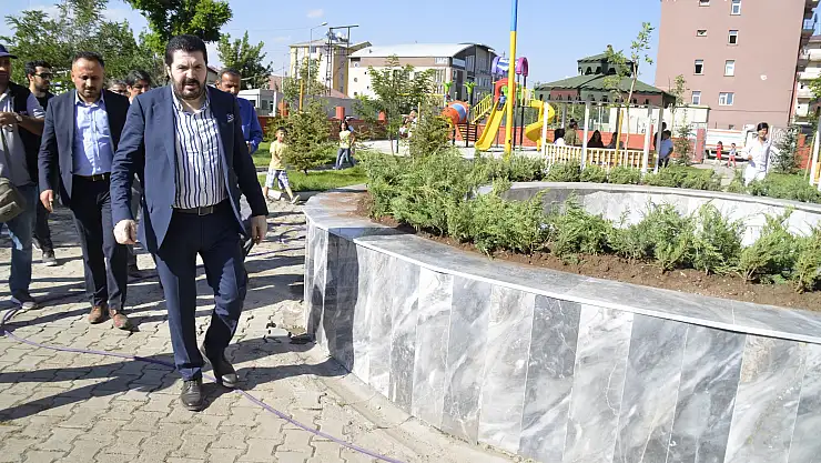 Başkan Sayan, proje yerlerini ziyaret etti