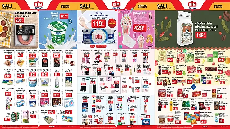 26 Ağustos 2025 BİM Kataloğu: Karanlıkta Parlayan Oje, Saç Kremi ve Parfüm Çeşitleri Geliyor