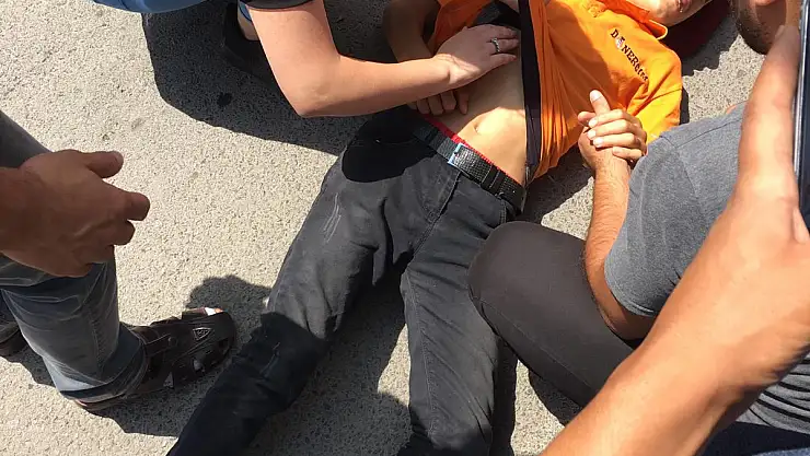 Ağrı'da çocukların bisiklet yarışı kazayla bitti