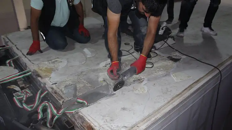 Gürbulak'ta 46 milyon değerinde 234 kilo eroin ele geçirildi