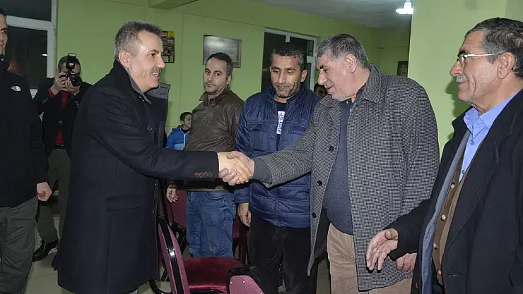 Vali Elban ziyaretlerine devam ediyor