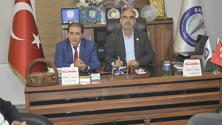 Sağlık-Sen Genel Başkan Yardımcısı Aslan Ağrı'ya Geldi