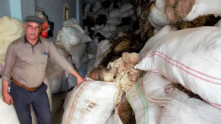 Ağrı'da yün piyasasında durgunluk yaşanıyor