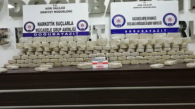 Ağrı'da uyuşturucuya darbe üstüne darbe
