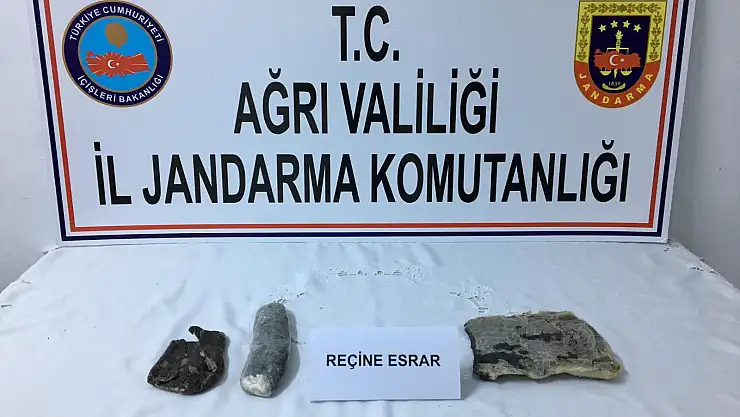 Ağrı'da 1 kilo 105 gram esrar ele geçirildi