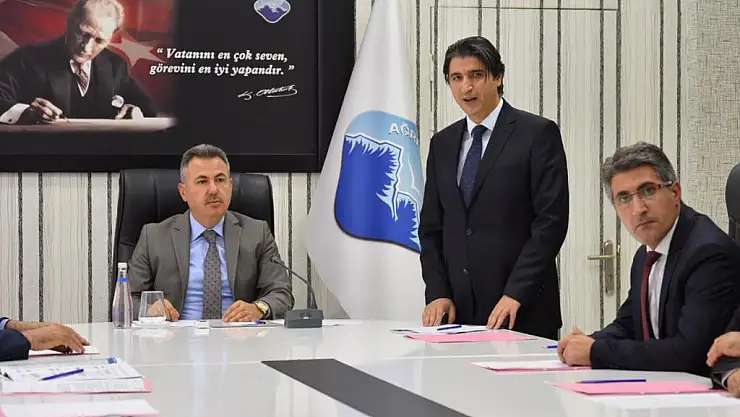 Ağrı'da ekim ayı Gündem Toplantısı yapıldı